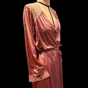 Vintage 50s 60s Henson Kickernick Peignoir Robe Set S Flaw